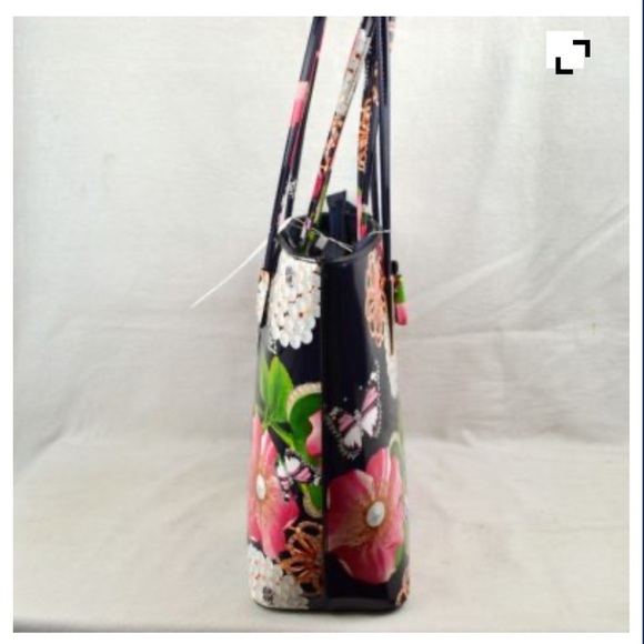 NEW 2 in 1 Floral Tote Bag - Picture 4 of 5